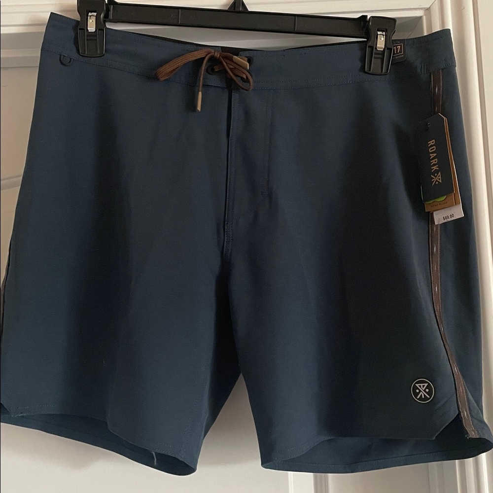 ROARK "Passage" Navy Blue Boardshorts 33 (NWT)